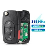 Audi remote 2/3/4 BNT ID48 Chip 433/315Mhz