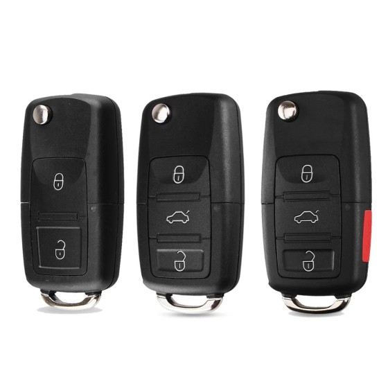 Audi car key 2/3/3+1 Buttons without blade
