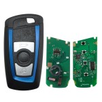 BMW 3Button F CAS4 CAS4+ 315/434/433.92/868 Mhz YGOHUF5662 PCF7945 blue(No logo/With logo)