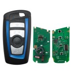 BMW 4Button F CAS4 CAS4+ 315/434/433.92/868 Mhz YGOHUF5662 PCF7945 blue(No logo/With logo)