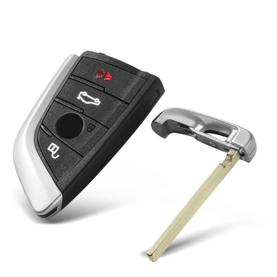 BMW Black 4 Buttons CAS4 CAS4+ FEM F System ID49 PCF7945 315/433/868Mhz(No logo/With logo)