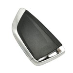BMW 3 Buttons key shell sliver/black (No logo/With logo)
