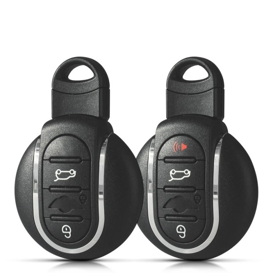 MINI Cooper 3/3+1 buttons key shell (No logo/With logo)