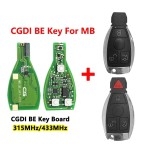 Xhorse BE Key One Token For MB BGA Tool  315 or 433 can change frequency (No logo/With logo)