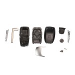 Benz 3 Buttons Smart Remote Key Shell(black/white )(With logo)