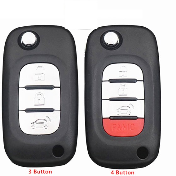 3/3+1 Buttons Smart Remote Key Shell