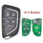 Cadillac 4+1/5+1 Buttons YG0G20TB1 ID49 433MHz Promixity Card (No logo/With logo)