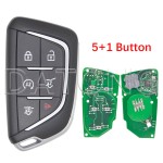 Cadillac 4+1/5+1 Buttons YG0G20TB1 ID49 433MHz Promixity Card (No logo/With logo)