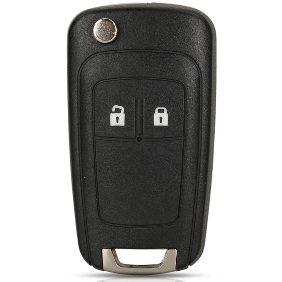 CHE 2 Button HU100 Blade shell (No logo/Chevrolet logo/Buick logo/Opel logo)