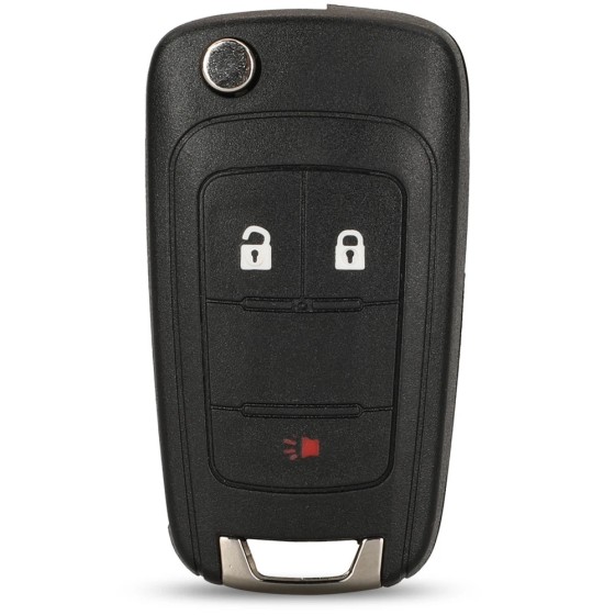 CHE 2+1 Button HU100 Blade shell (No logo/Chevrolet logo/Buick logo/Opel logo)