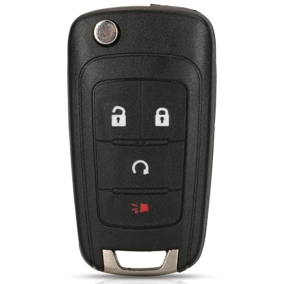 CHE 3+1 Button (Start) HU100 Blade shell (No logo/Chevrolet logo/Buick logo/Opel logo)