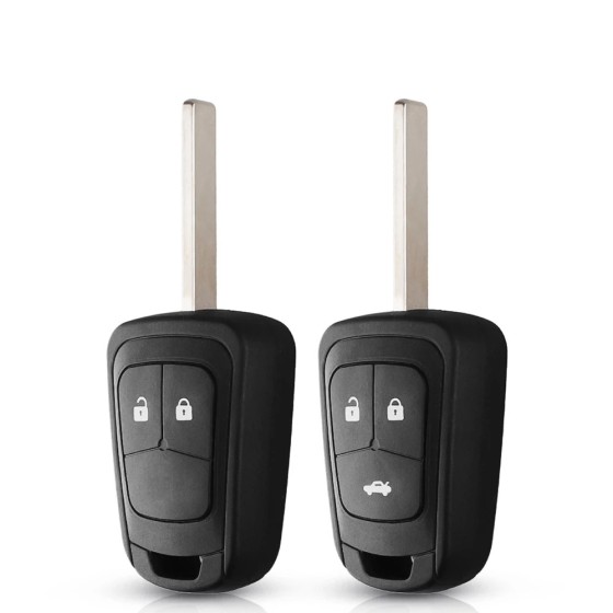 Key Shell 2/3 Button HU100 Blade(No logo/With logo)