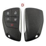 Chevrolet 2+1/3+1/4+1 Buttons Smart key Shell (No logo/Chevrolet logo/GMC logo/Buick logo)