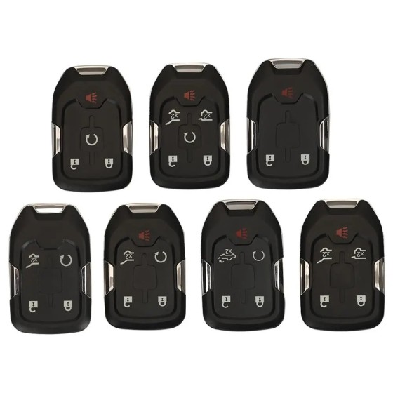 Chevrolet 2+1/3+1/4/4+1/5+1 Buttons smart key shell (No logo/Chevrolet logo/GMC logo)
