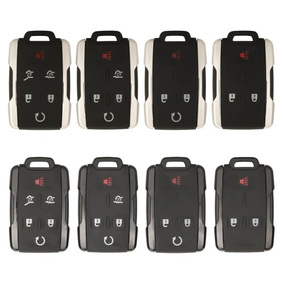 Chevrolet 5+1/4+1/3+1/2+1 Buttons Smart key shell (No logo/Chevrolet logo/GMC logo)