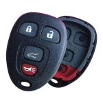 GMC/Chevrolet remote shell (With/No battery hold)