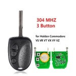 Holden/Chevrolet 3/2 buttons remote key with 304mhz
