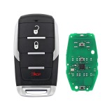 FCC ID: OHT-4882056 Smart Prox Remote Car Key Fob 433.92MHz 4A Chip for Dodge Ram 1500 Pickup 2019 2020(No logo/With logo)
