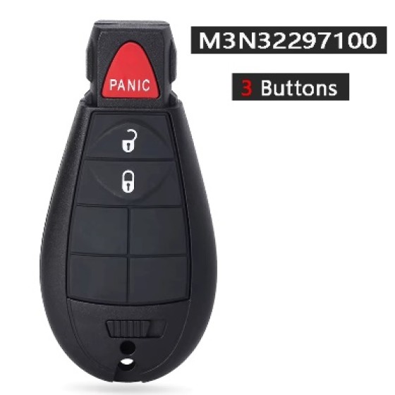 Dodge Dart 2/3/4 Buttons FCC ID: M3N32297100 433MHz ID46 Chip (No logo/With logo)