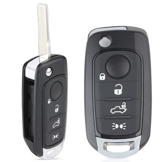 Fiat 4/3 Buttons 433.92MHz Hitag AES 4A/ID48 (No logo/With logo)