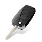 2/3 Button Flip Folding Remote Key Shell Case Fob Black/Blue(No logo/With logo)