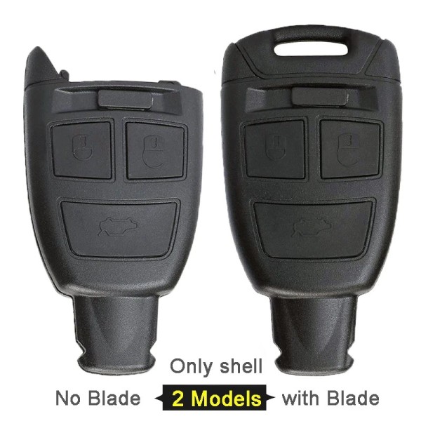 3 Button Remote Key Shell Case Fob No/With Uncut Blade