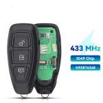 Ford 3 Buttons 434MHz ID49/ID63 Chip KR5876268/KR55WK48801 (With logo)
