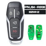 2016-2017 Ford Explorer / 4-Button Smart Key / PN: 164-R8140 / M3N-A2C31243300  (No logo/With logo)