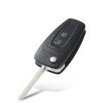 Ford 2/3 Button Remote Key Shell Case HU101/FO21 Blade(With logo)