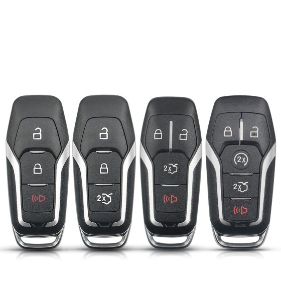 Ford 2+1/3/3+1/4/4+1 Buttons Smart Prox Remote Key Shell Case (No logo/With logo)