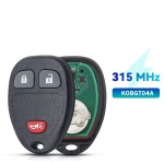GMC Remote Control KOBGT04A 315Mhz