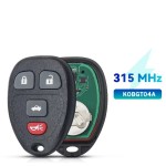 GMC Remote Control KOBGT04A 315Mhz