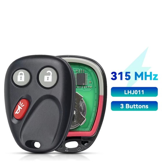 3 Buttons Remote LHJ011 315Mhz