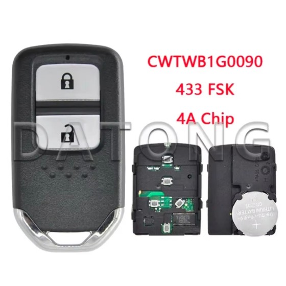 Honda Accord Sport 72147-TVA-A11 / CWTWB1G0090 433 MHz