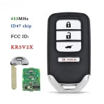Honda HRV 433Mhz ID47Chip KR5V2X 72147-T5A-G01