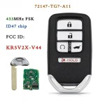 Honda HRV 433Mhz ID47Chip KR5V2X 72147-T5A-G01