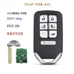 Honda HRV 433Mhz ID47Chip KR5V2X 72147-T5A-G01