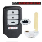 Honda Accord 72147-T2G-A61 ACJ932HK1310A 47 Chip 433Mhz