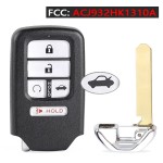 Honda Accord 72147-T2G-A61 ACJ932HK1310A 47 Chip 433Mhz