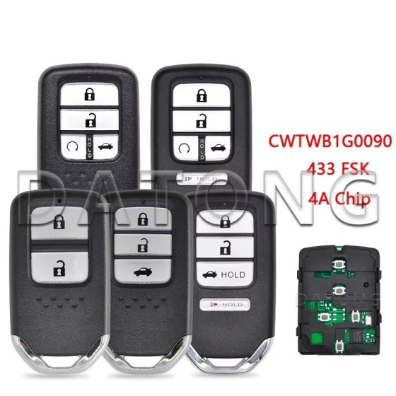 Honda Accord Sport 72147-TVA-A11 / CWTWB1G0090 433 MHz