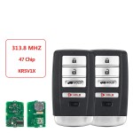 2015-2020 Acura ILX RLX TLX / 4-Button Smart Key / PN: 72147-TZ3-A11 / KR5V1X 313.8MHz ID47 Chip