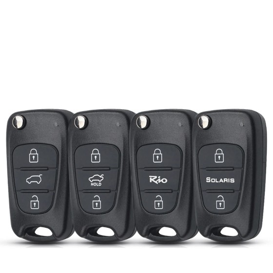 Hyundai  3/2+1 buttons remote case(No logo/With logo)