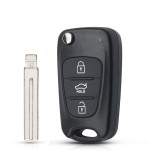 Hyundai  3/2+1 buttons remote case(No logo/With logo)