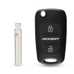 Hyundai  3/2+1 buttons remote case(No logo/With logo)