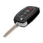 Hyundai 3+1 Buttons case Right/Left/HY20/HY20R/TOY40 Blade(No logo/With logo)