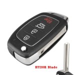 Hyundai 3+1 Buttons case Right/Left/HY20/HY20R/TOY40 Blade(No logo/With logo)