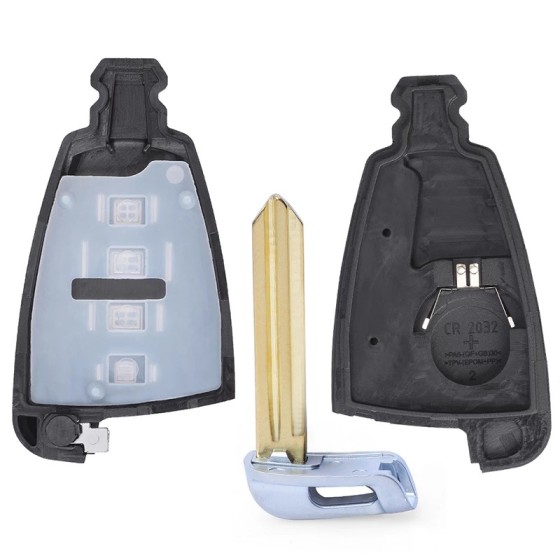 Hyundai 4 Buttons smart key shell(No logo/With logo)