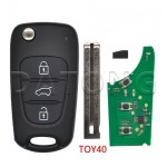 Hyundai 3 Buttons ID46 Chip 433MHZ