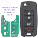 Jeep Renegade 4/2+1/3+1 Buttons FCCID:2ADFTFI5AM433TX P/N:FI5-AM433TX 433MHz 4A Chip/MQB48 Chip
