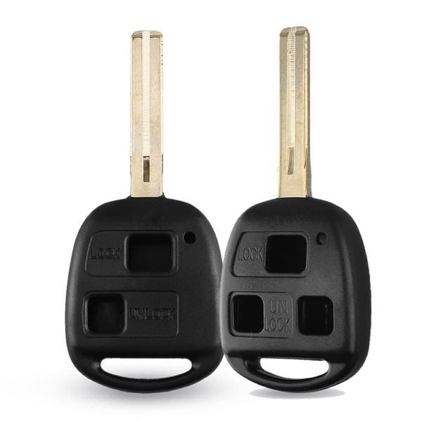 Lexus 2/3 Buttons Toy40 key shell(No logo/With logo)